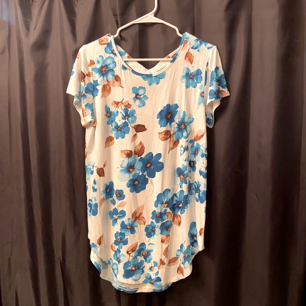 Cross back tunic